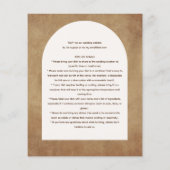 Landelijke POTLUCK Huwelijksreceptie Sjabloon Uitn (Achterkant)