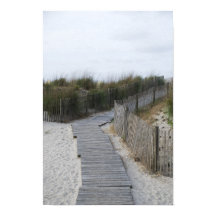 Landelijke promenade naar het strand