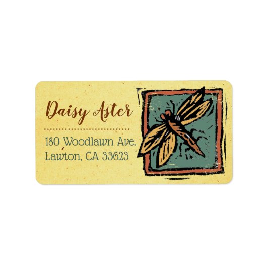 Landelijke retouradreslabels voor de tuin etiket (Voorkant)