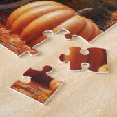 Landelijke/retro herfst vrachtwagen legpuzzel (Zijkant)