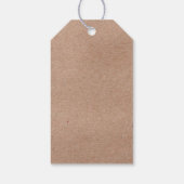 Landelijke Rocking Horse Baby Shower Dankjewel Cadeaulabel (Achterkant)