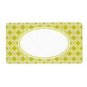 Landelijke Rode Keukenetiketten Etiket (Voorkant)