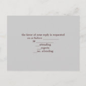 landelijke roos in weckpot trouw rsvp uitnodiging briefkaart (Achterkant)