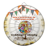 Landelijke Rotische Circle Of Love Dart Board Dartbord (Voorkant)