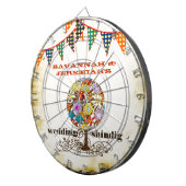 Landelijke Rotische Circle Of Love Dart Board Dartbord (Voorkant Rechts)