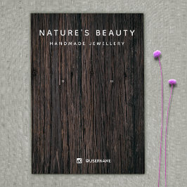 Landelijke rotswout met juwelen-kaart visitekaartje