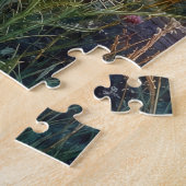 Landelijke Roze Distels Legpuzzel (Zijkant)