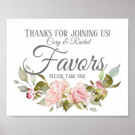 Landelijke Roze Rozen Boeket Favorieten   Poster