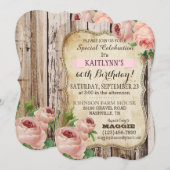 Landelijke Rozen en bijtende waterdag Kaart (Voorkant / Achterkant)