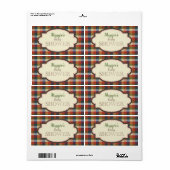 Landelijke ruitlabels etiket (Full Sheet)