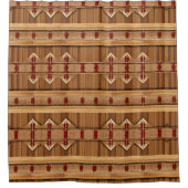 Landelijke Rustieke Douchegordijnen Horizontale St (Voorkant)