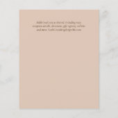 Landelijke Rustieke Foto Gesneden Hart Monogram Br (Achterkant)