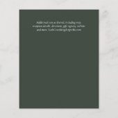 Landelijke Rustieke Foto Gesneden Hart Monogram Br (Achterkant)