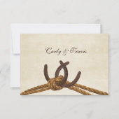 Landelijke Rustieke Hoefijzers RSVP (Voorkant)