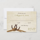 Landelijke Rustieke Hoefijzers RSVP (Achterkant)