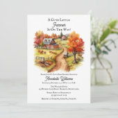 Landelijke Rustieke Schattigee Kleine Boer Baby sh Kaart (Staand voorkant)