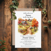 Landelijke Rustieke Schattigee Kleine Boer Baby sh Kaart