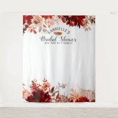 Landelijke schoonheid bruids douche foto prop acht wandkleed (Voorkant)