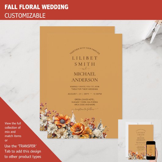 Landelijke Schuur Bruiloft | Herfst Autumn Verbran Kaart