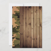 landelijke schuur hout westerse land camouflage Tr Kaart (Achterkant)