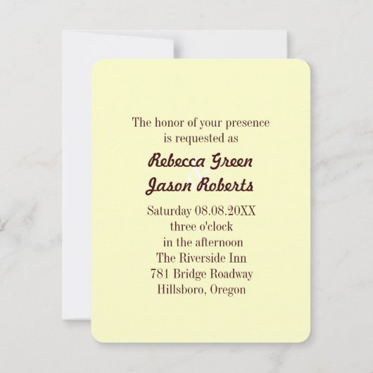 landelijke schuur houten westerse cowboy bruiloft kaart (Achterkant)