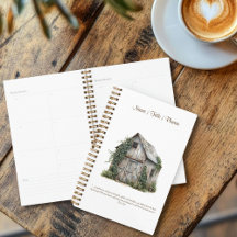 Landelijke Schuur Kleine Persoonlijke Planner