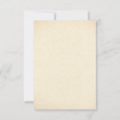 Landelijke schuur rustieke bruiloft RSVP kaarten (Achterkant)