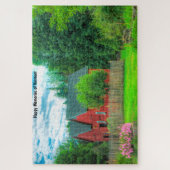 Landelijke Schuur Vermont. Legpuzzel (Verticaal)