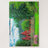Landelijke schuur Vermont. Legpuzzel (Verticaal)