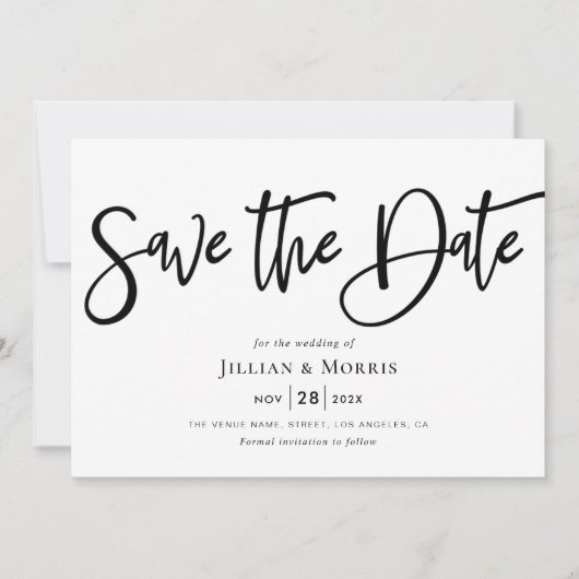 landelijke script save the date uitnodiging (Voorkant)