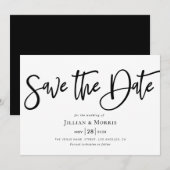landelijke script save the date uitnodiging (Voorkant / Achterkant)