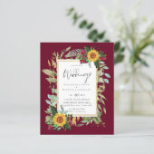 Landelijke soennitische soonbloemen Burgundy Rozen (Staand voorkant)