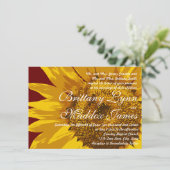 Landelijke soonbloem - Uitnodigingen tot huwelijk (Staand voorkant)