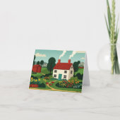 Landelijke stad bedankkaart (Voorkant)