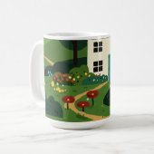 Landelijke stad koffiemok (Voorkant links)
