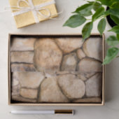 Landelijke stenen muur tissuepapier (Geschenk)