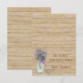 Landelijke stenen pot Franse lavendelboeket Kaart (Voorkant / Achterkant)