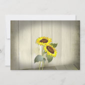 LANDELIJKE STENEN POT MET ZONNEBLOEMEN KAART (Achterkant)