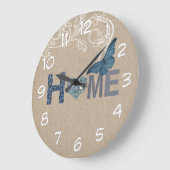 Landelijke stijl Home Collage Grote Klok (Hoek)