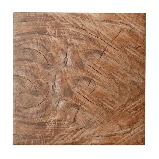 Landelijke stijl Houten bruin Modern Tegeltje (Voorkant)