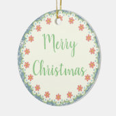 Landelijke Stijl Vrolijke Kerstboom/Gift Ornament (Links)