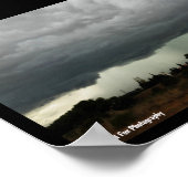Landelijke Stormwolk Poster (Hoek)