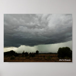 Landelijke Stormwolk Poster