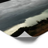 Landelijke Stormwolk Poster (Hoek)