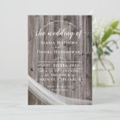 Landelijke Trouw Uitnodiging (Staand voorkant)