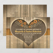 landelijke trouwdag uitnodigingen (Voorkant / Achterkant)