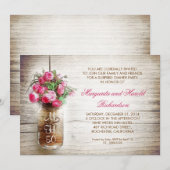 landelijke trouwjubileum uitnodigingen in een mets (Voorkant / Achterkant)