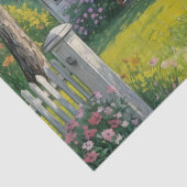 Landelijke tuin bloemstuk tissuepapier (Detail)