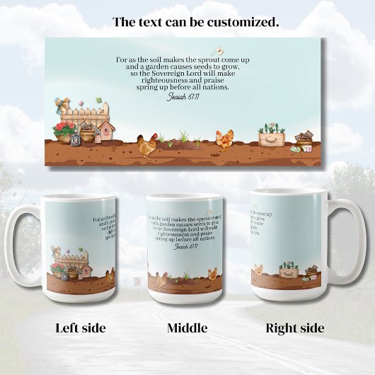 Landelijke Tuin Zegeningen Koffiemok
