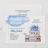 Landelijke uitnodiging voor bruidsmeisjesfeest (Voorkant / Achterkant)